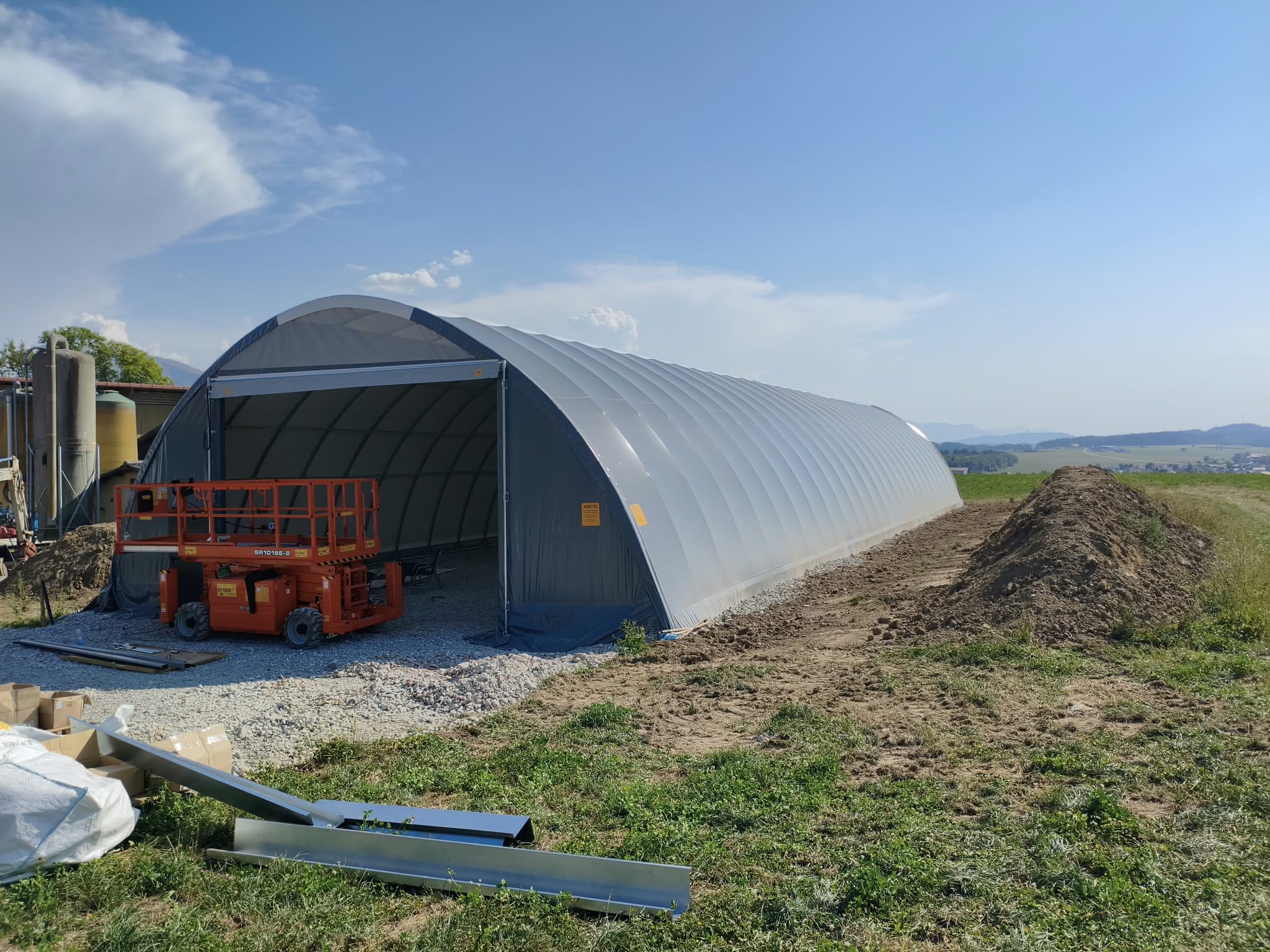 Installation d'un tunnel