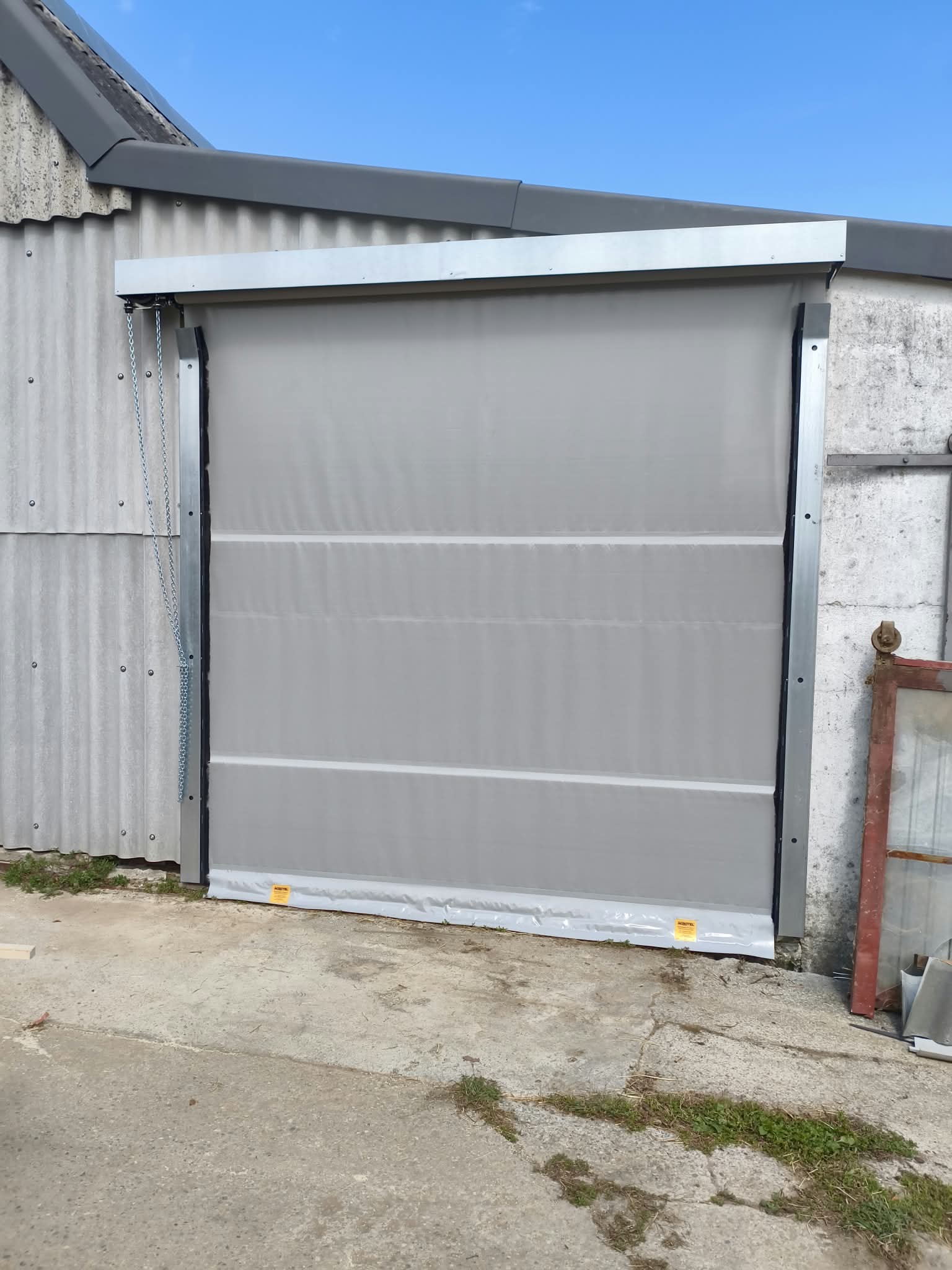 Installation d'une porte