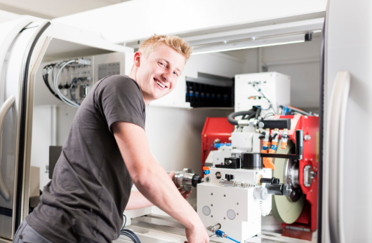 For STUDER, the dual training system is a crucial foundation for long-term success......