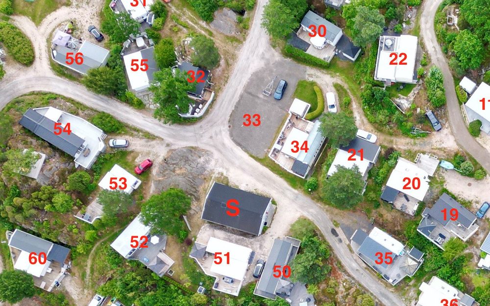 Utsnitt av plassekartet over sesongplassene