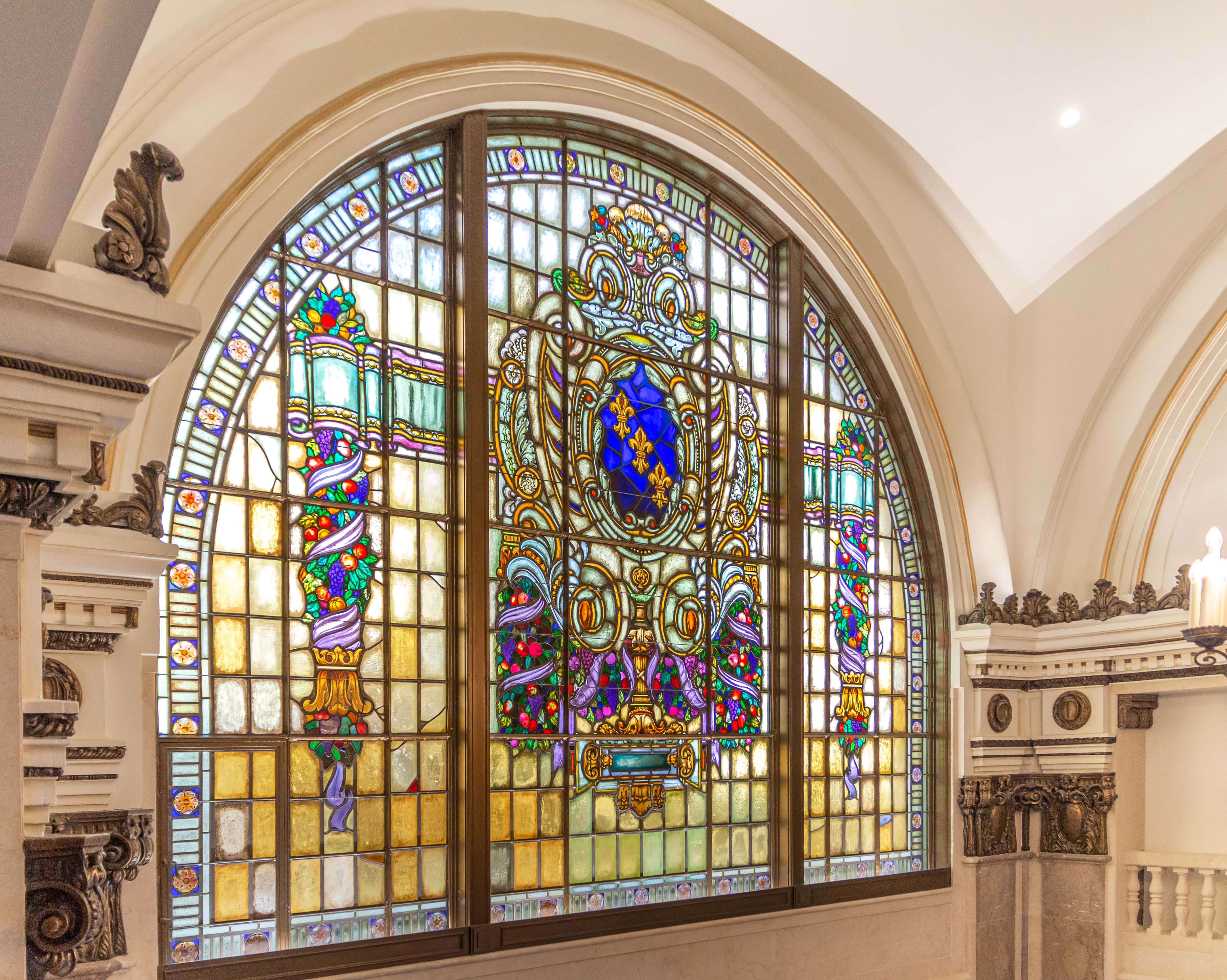 Tower Theatre Stained Glass Window