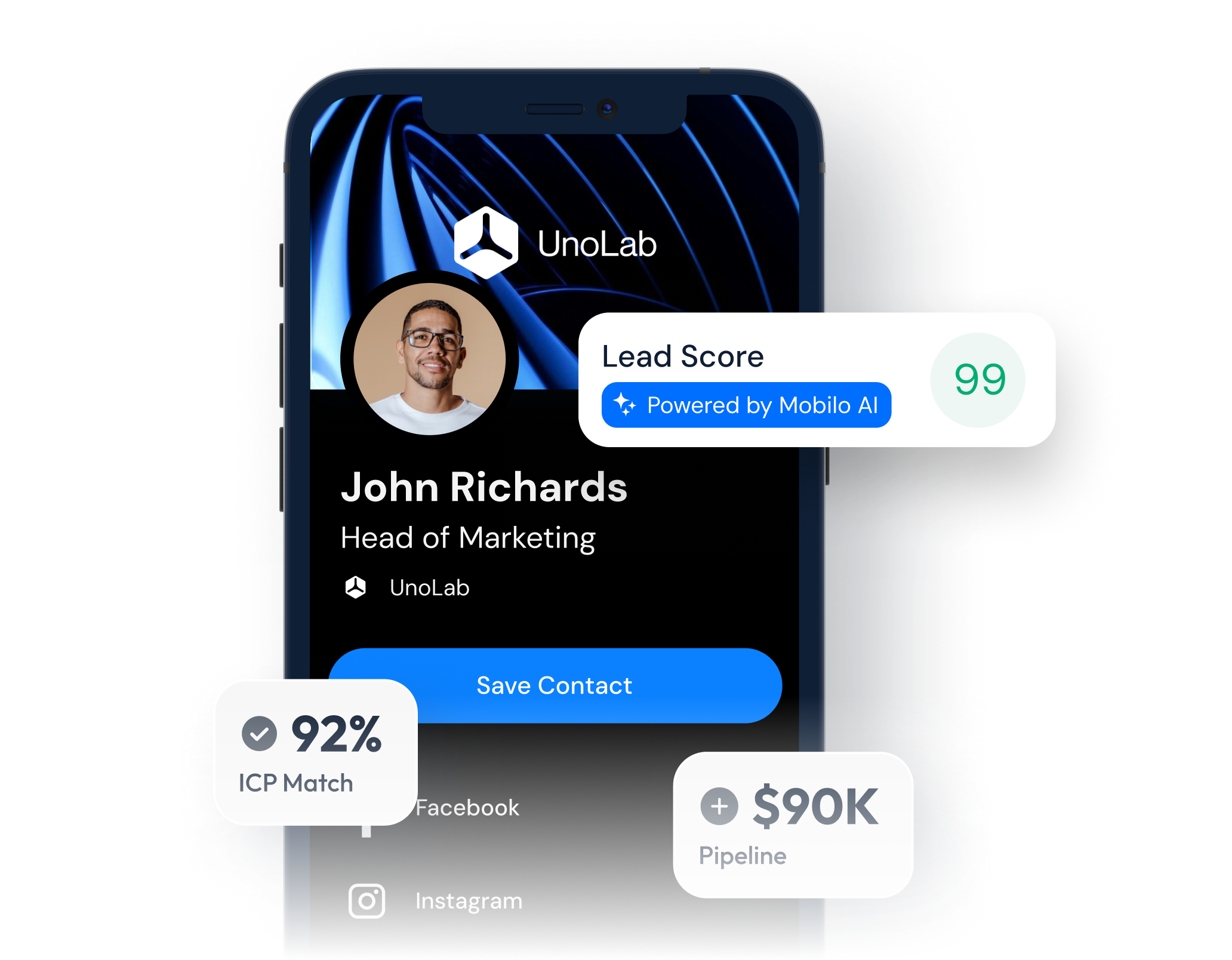 Mobilo Business Cards: 10x Leads From Events