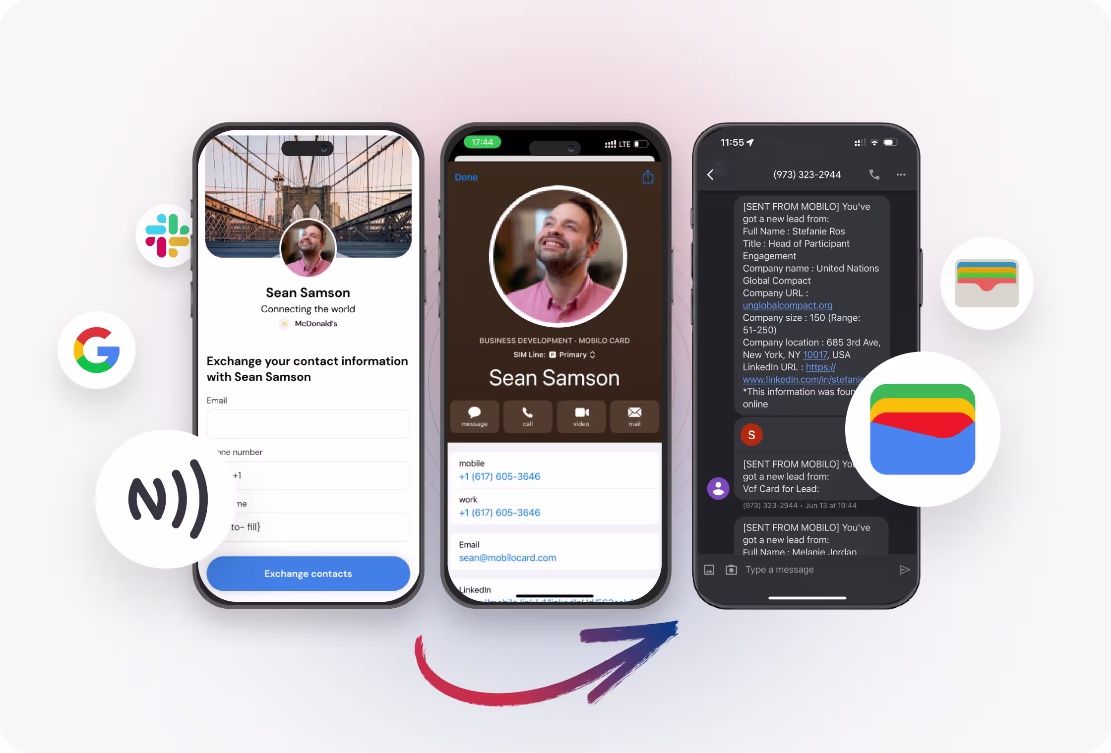 Mobilo-Visitenkarten: 10x Leads von Veranstaltungen