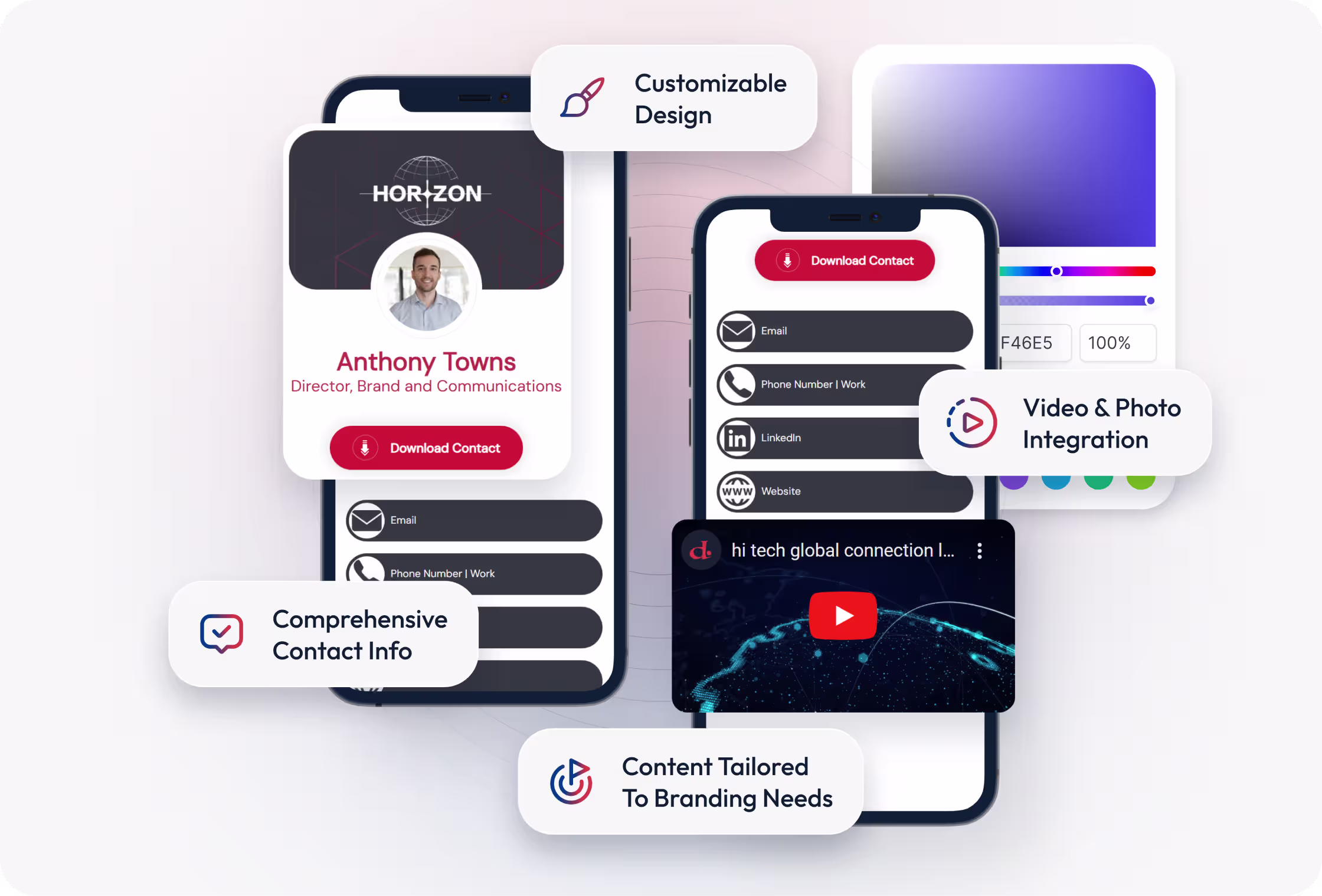 Mobilo Visitenkarten: Gestalten Sie Ihre persönliche Landing Page
