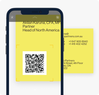 Metal smart business card sample 1