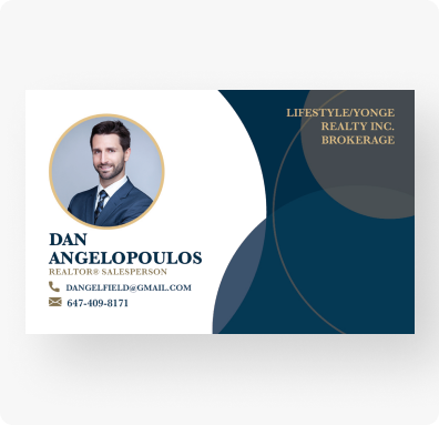 Metal smart business card sample 3