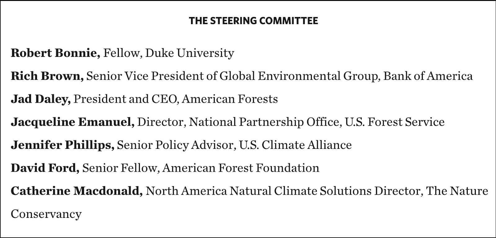 Committee Members