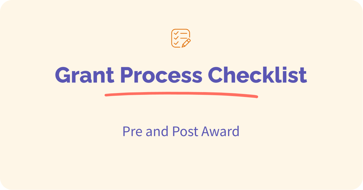 Grant Process Checklist