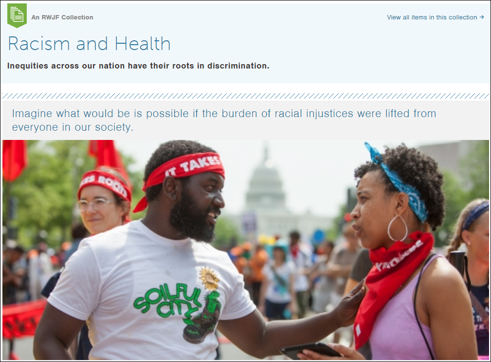 Robert Wood Johnson Foundation Racism and Health