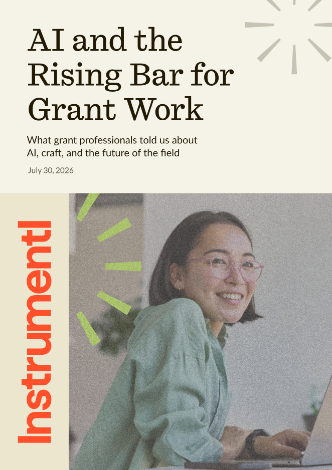 AI and the Rising Bar for Grant Work