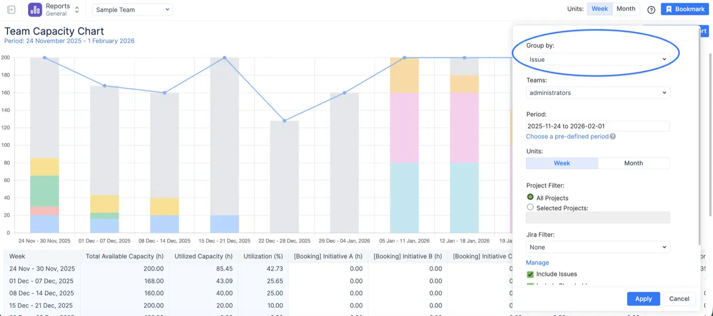 Dynamic Report Grouping