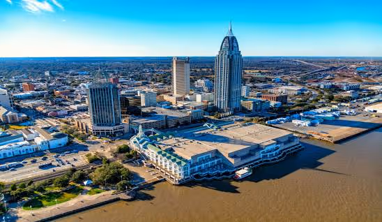 Downtown Mobile, AL