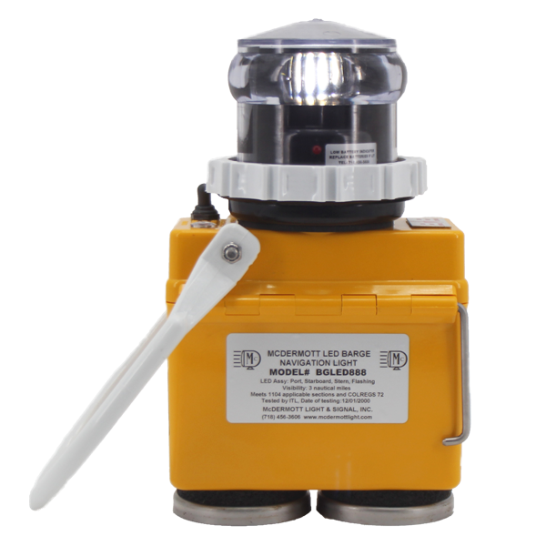 McDermott Light & Signal Barge Lights provide constant lighting in a demanding industry.