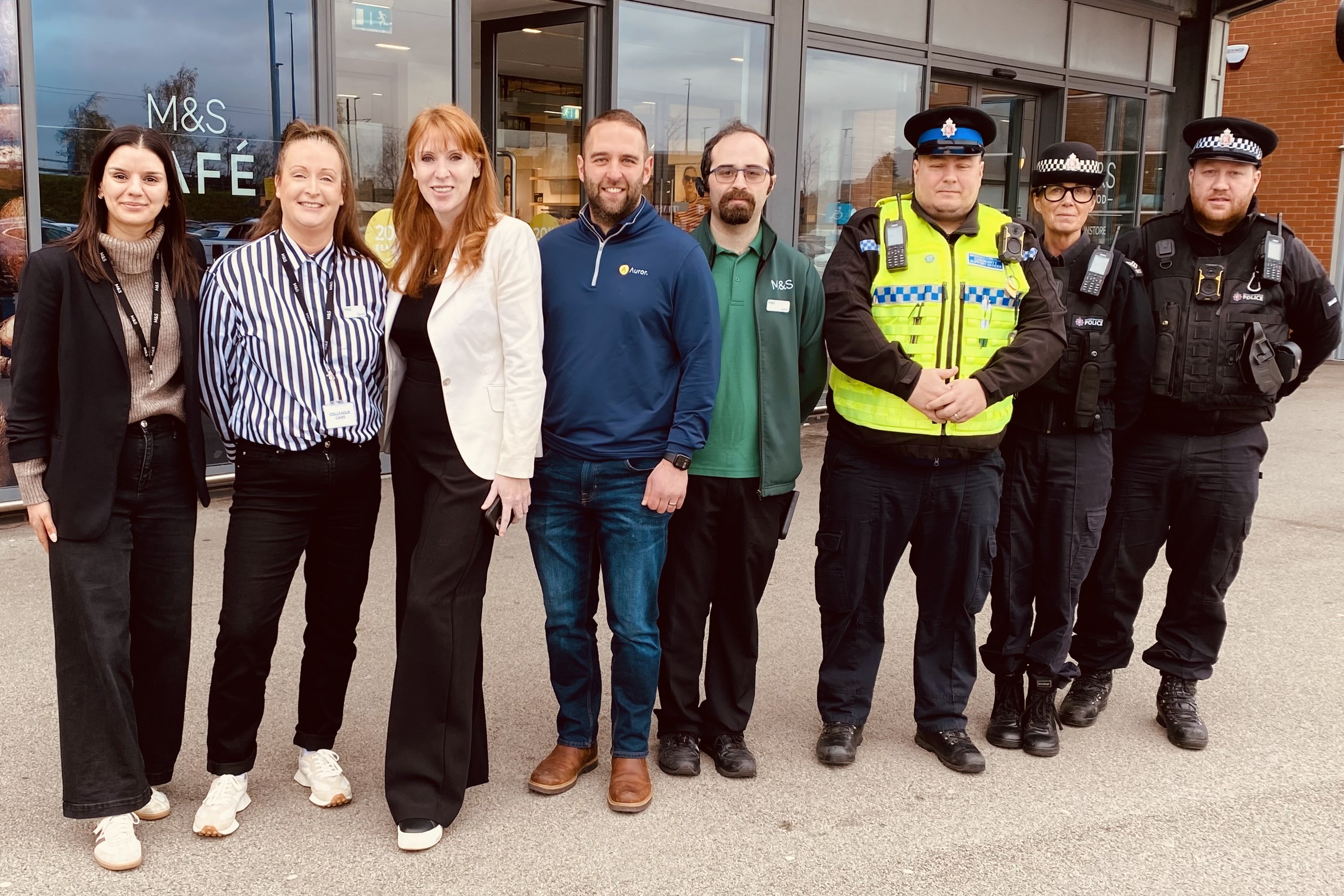 Marks & Spencer host Angela Rayner MP to show how Auror is making their stores safer