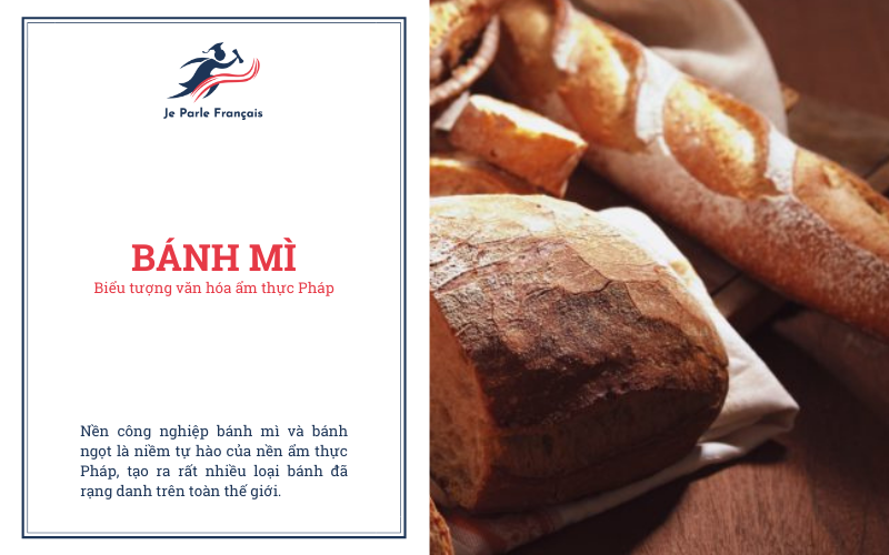 Bánh mì truyền thống là món khoái khẩu của người Pháp