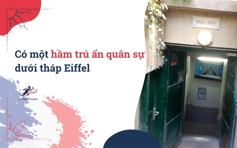 Hầm bí mật bên dưới tháp Eiffel