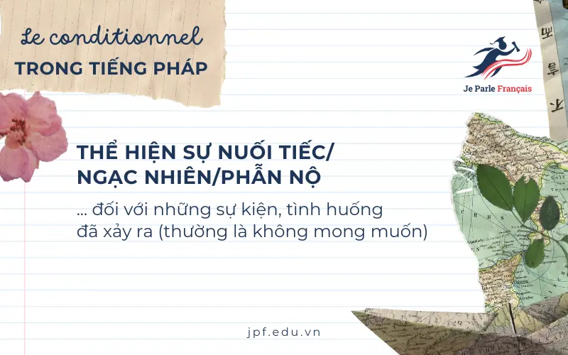 Dùng Le Conditionnel để biểu đạt cảm xúc.