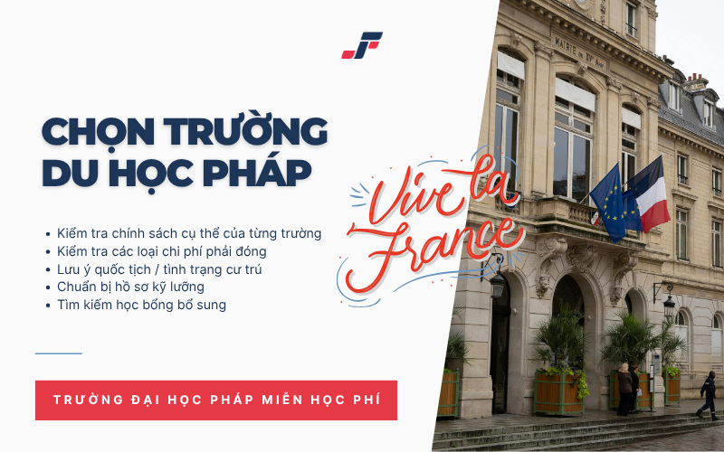 Cần lưu ý gì khi chọn trường du học Pháp?
