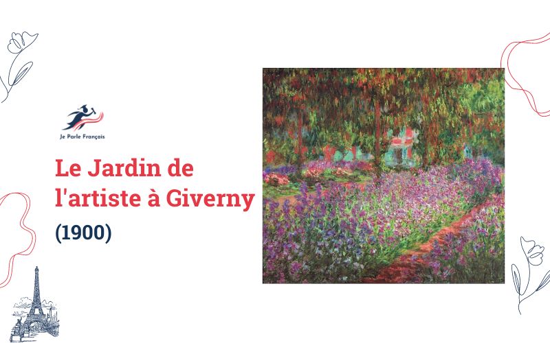 Tranh an tuong Le Jardin de l'artiste à Giverny