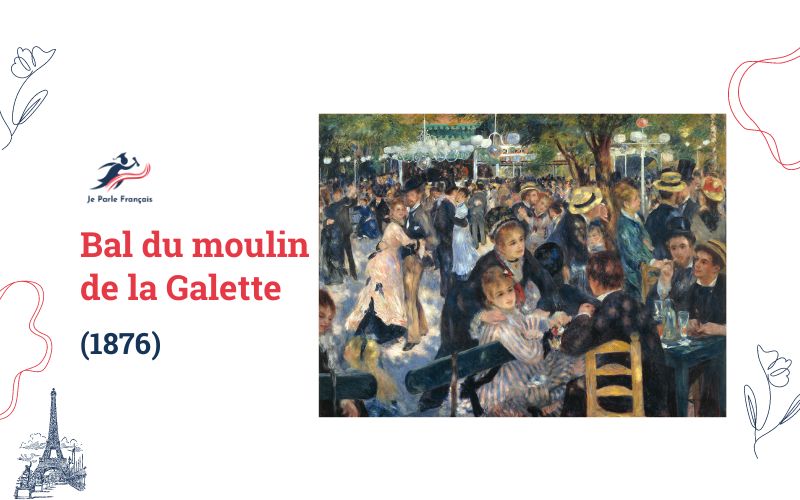 Tranh an tuong Bal du moulin de la Galette