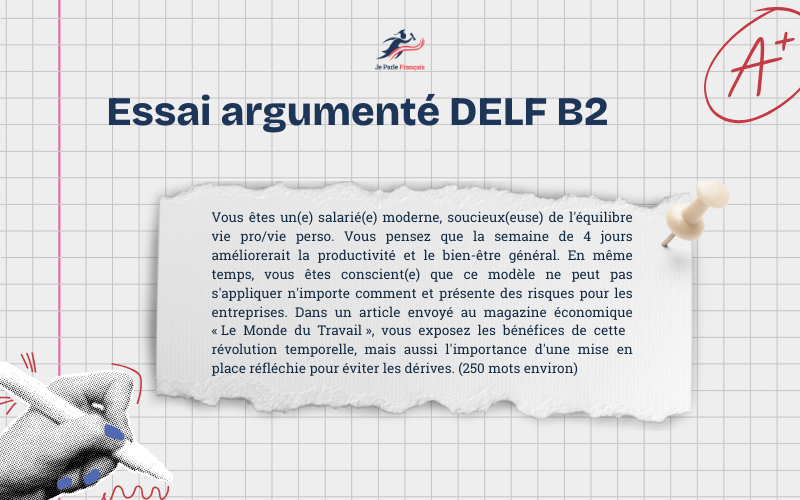 Hướng dẫn viết bài nghị luận DELF B2