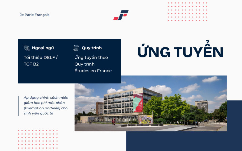 Ứng tuyển du học Pháp Đại học Paris Nanterre