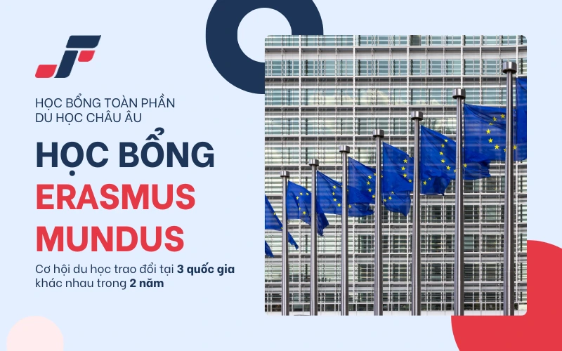 Top 5 học bổng toàn phần du học châu Âu: Học bổng Erasmus Mundus