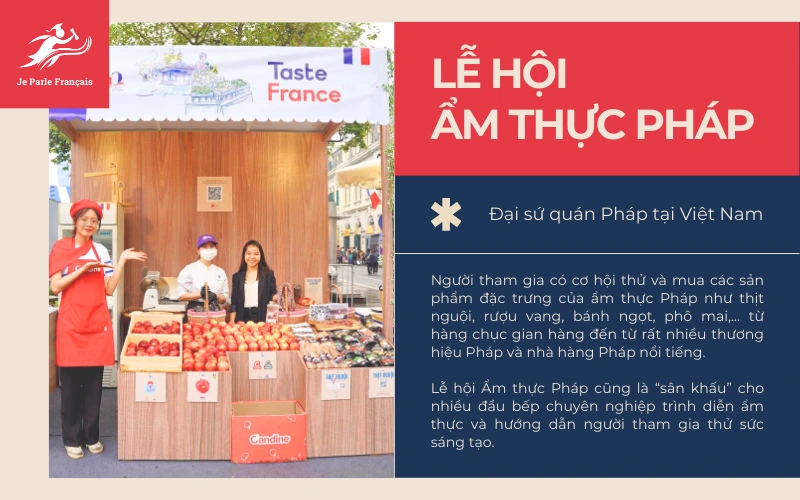 Top 5 sự kiện văn hóa Pháp tại Việt Nam: Lễ hội Ẩm thực Pháp.