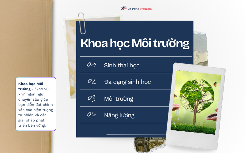 Từ Vựng Tiếng Pháp Chủ Đề Khoa Học