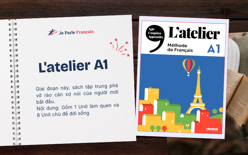Giáo trình tiếng Pháp A1 L'atelier