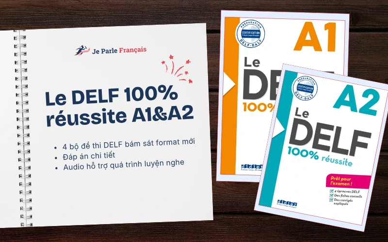 Bộ sách luyện thi tiếng Pháp cho người mới bắt đầu