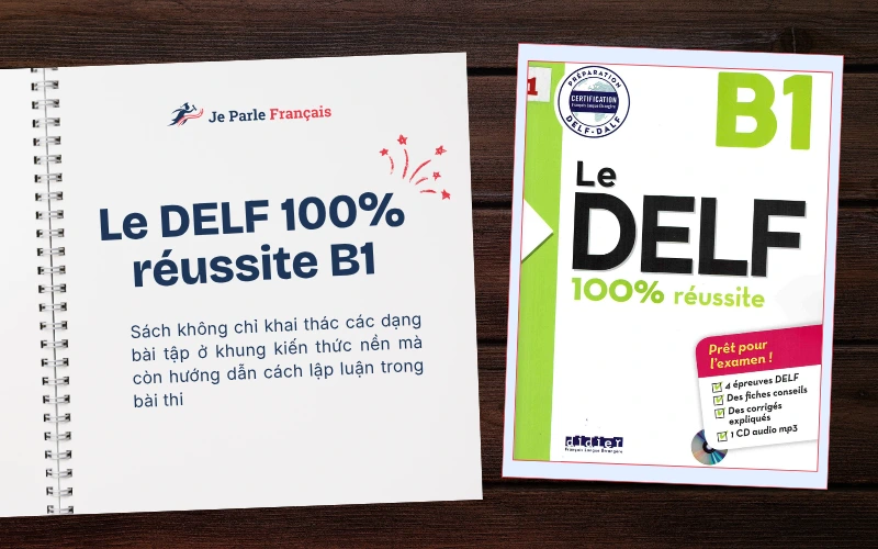 Học luyện thi tiếng Pháp tiếng Pháp B1 cùng sách Le DELF 100% réussite B1