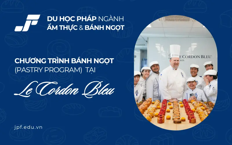 Học viên và Chef trong một lớp học về Bánh ngọt.