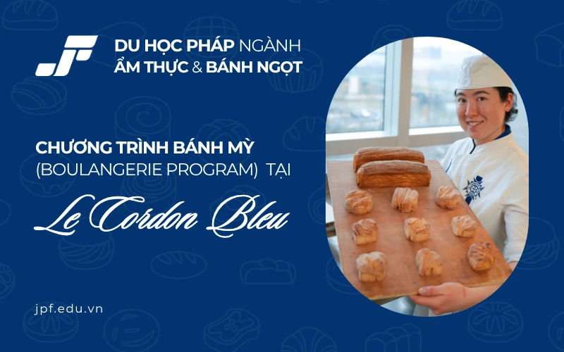 Học viên và sản phẩm bánh mỳ ngọt, bánh ngàn lớp tại Le Cordon Bleu Paris.