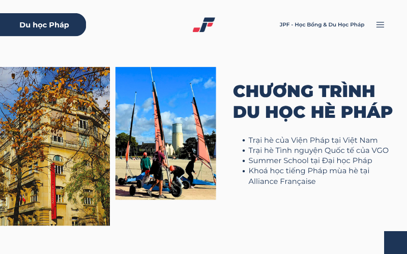 Có các chương trình du học hè nào tại Pháp?