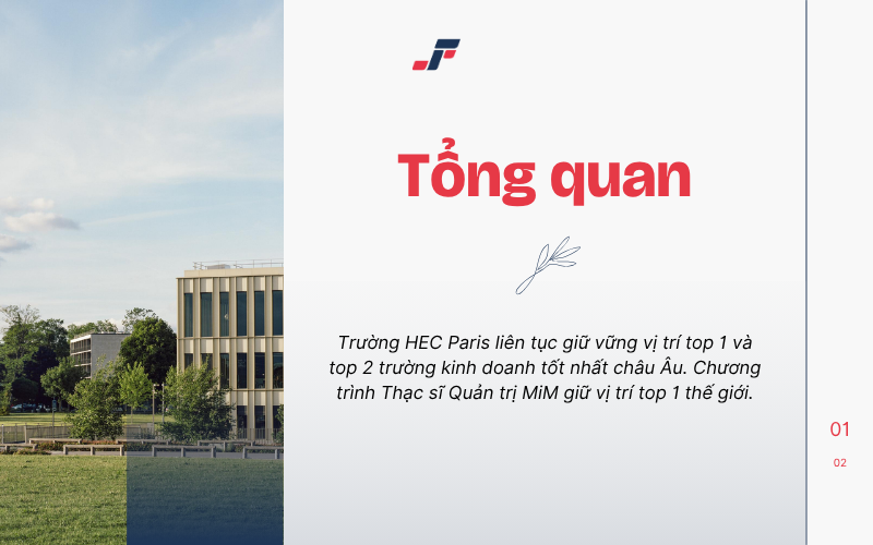 Xếp hạng trường HEC Paris tại châu Âu và trên thế giới