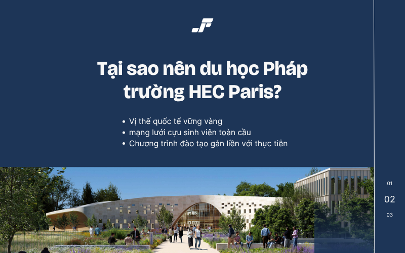 Chọn du học Pháp ngành kinh doanh tại trường HEC Paris