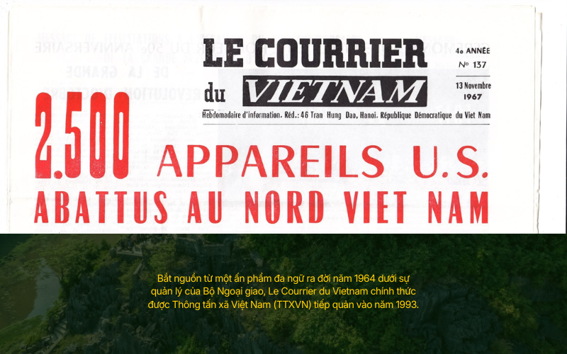Le Courrier du Vietnam - Báo tiếng Pháp hàng đầu tại Việt Nam