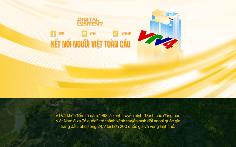 VTV4 - Kênh truyền hình đối ngoại có tiếng Pháp