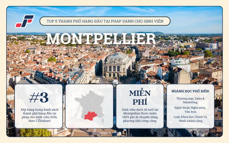 Trải nghiệm văn hoá Địa Trung Hải tại Montpellier.