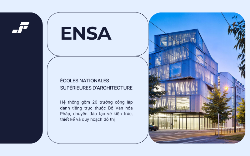 ENSA thuộc top các trường đại học đào tạo ngành kiến trúc tại Pháp