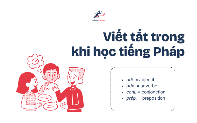 Các Từ Viết Tắt Trong Tiếng Pháp Thường Gặp