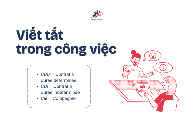 Các Từ Viết Tắt Trong Tiếng Pháp Thường Gặp