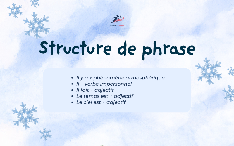 Cách miêu tả thời tiết và khí hậu trong tiếng Pháp