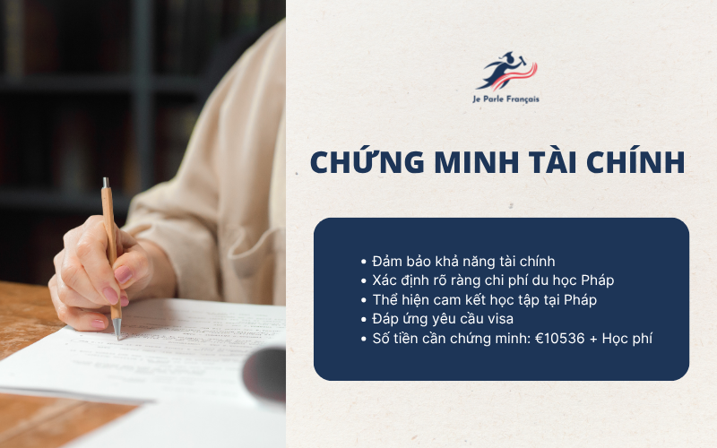 Mức phí bắt buộc chứng minh tài chính du học Pháp