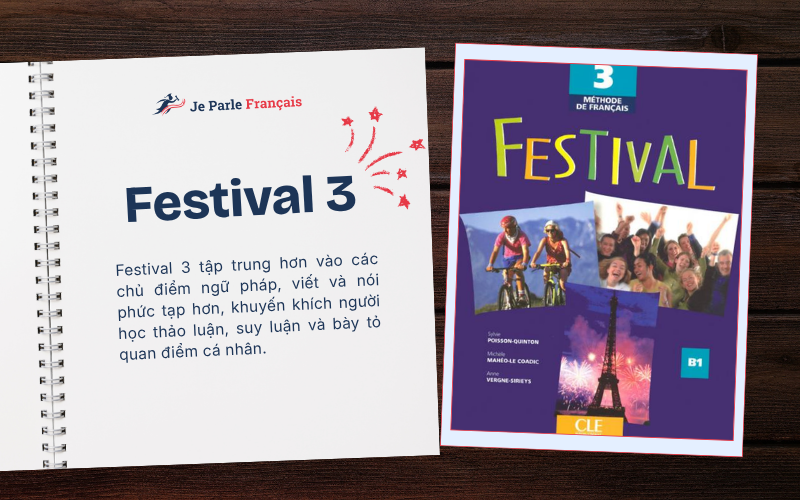 Học tiếng Pháp B1 với giáo trình tiếng Pháp Festival 3