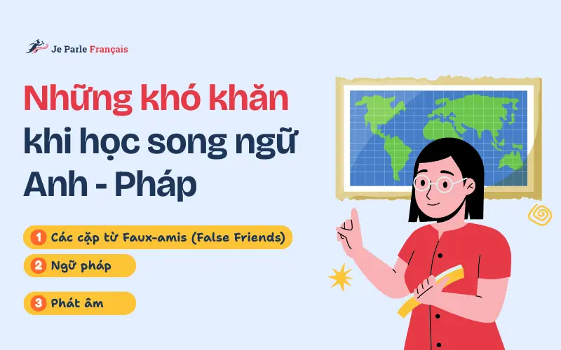 Những lỗi sai thường gặp khi học tiếng Pháp sau tiếng Anh