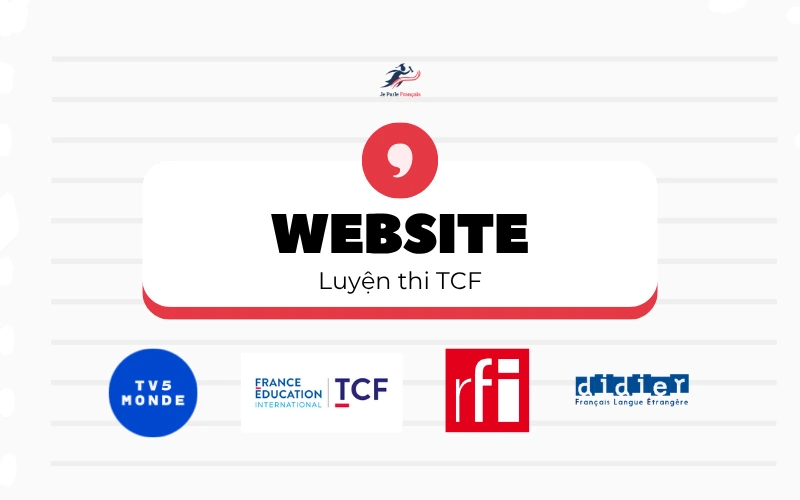 Luyện thi TCF qua những website nào?
