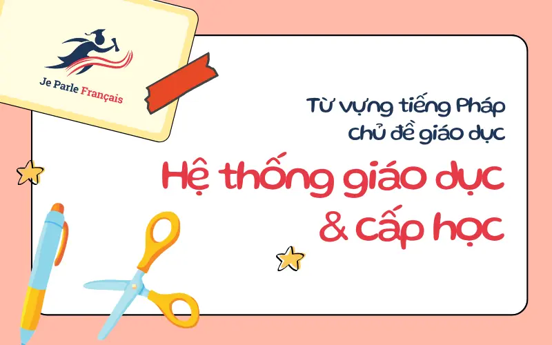 Từ vựng tiếng Pháp chủ đề giáo dục - Hệ thống giáo dục & cấp học