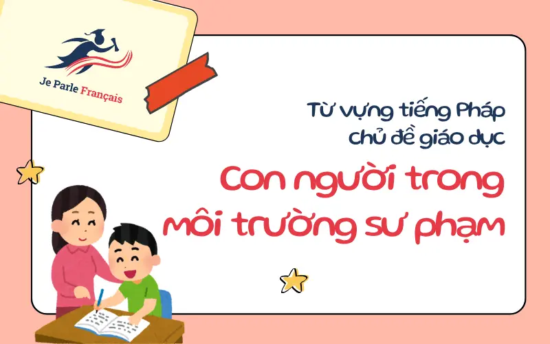 Từ vựng tiếng Pháp chủ đề giáo dục - Con người trong môi trường sư phạm